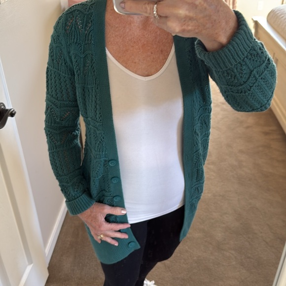 LC Lauren Conrad wide knit long cardigan - Picture 5 of 13